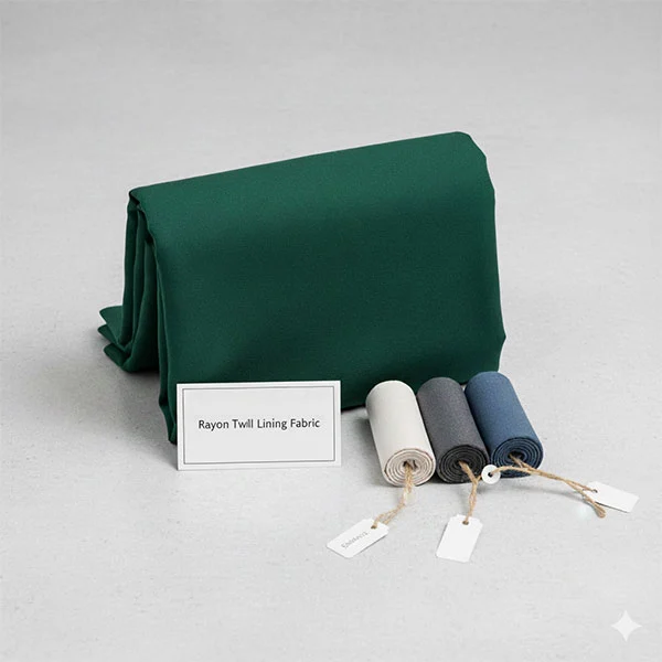 레이온 능직 안감 원단