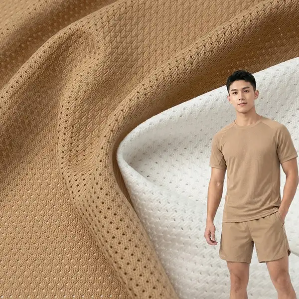 재활용 폴리에스터 의류 메쉬 원단