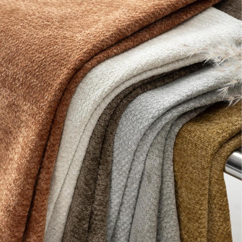 눈송이 양털 셔닐 실 커튼 원단