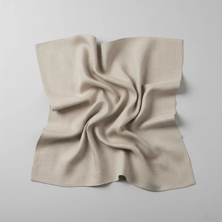 주름없는 퓨어 린넨 원단
